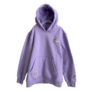 Goat USA Kids OG Hooded Sweatshirt  Lavender Purple Hoodie FLAW Youth Large